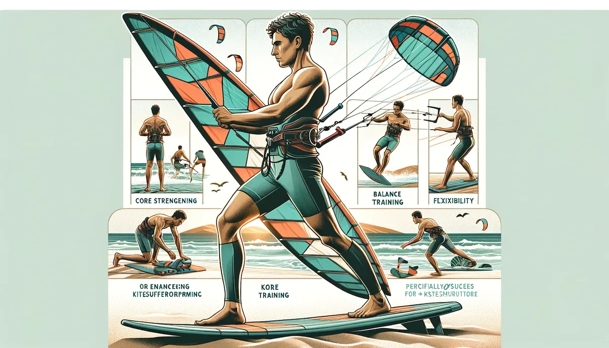 kitesurfing beach