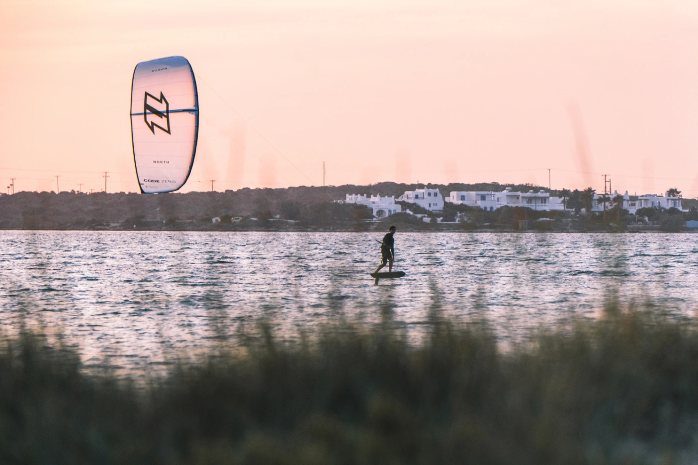 kitesurfing beach