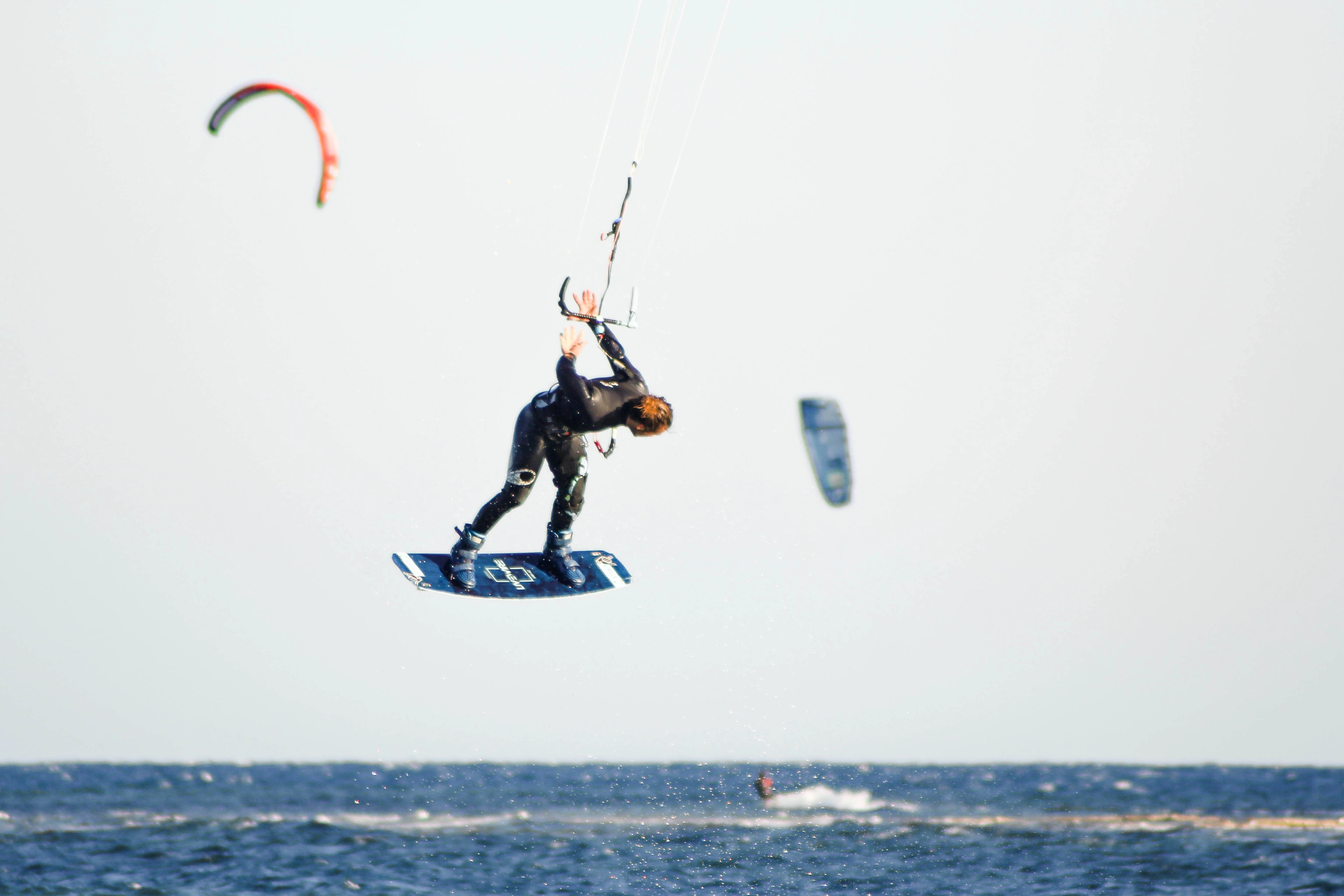 kiteloop boardoff trick in paros