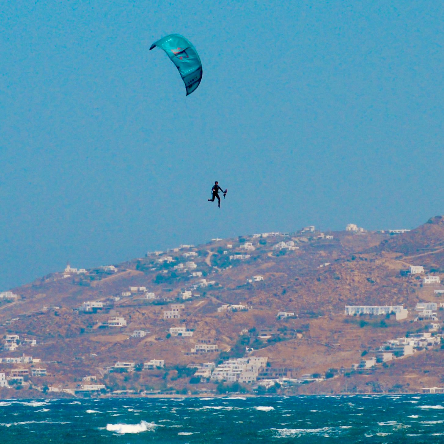 kiteloop board off in mykonos